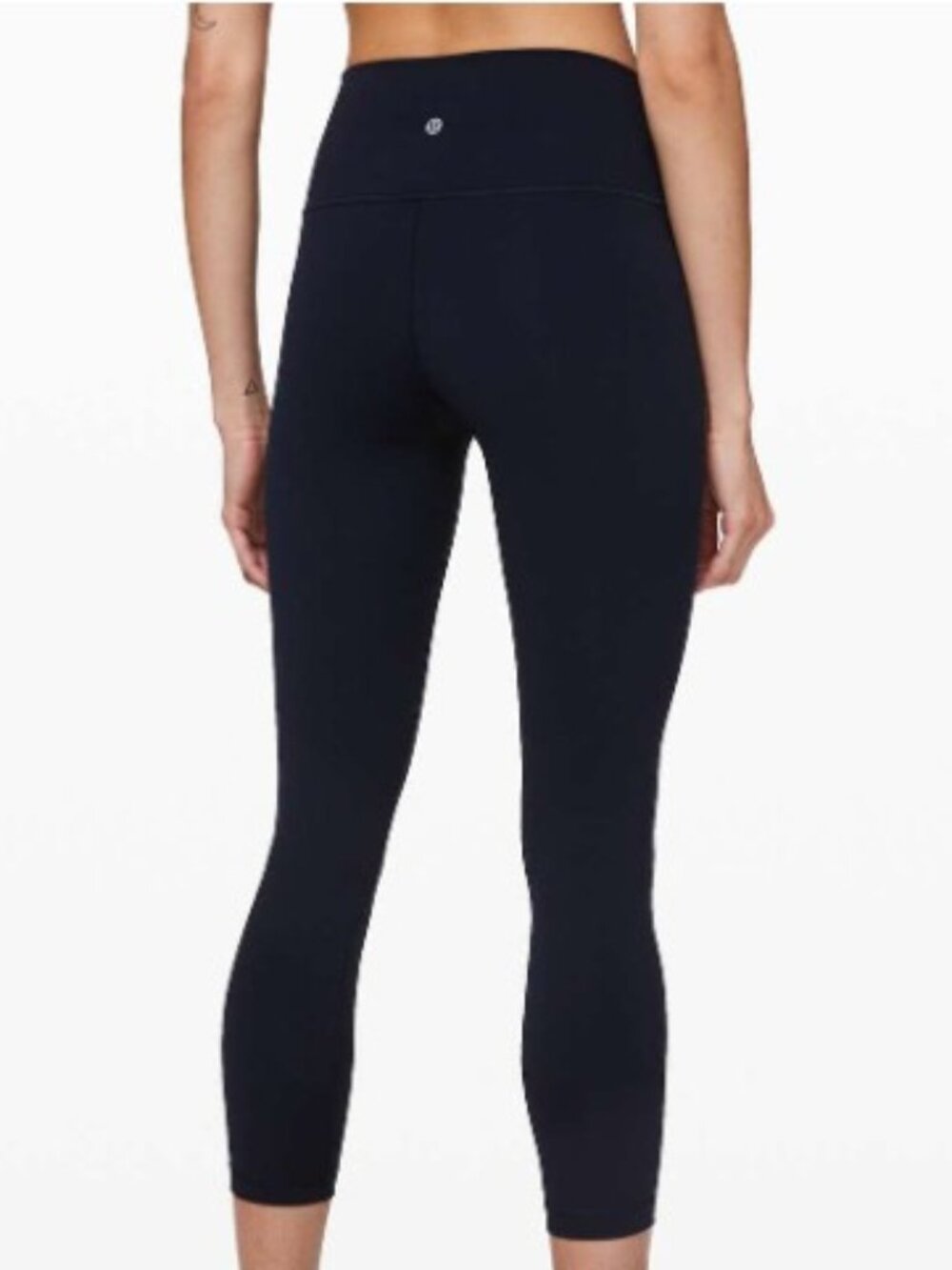 Lululemon Wunder Under 25” Crop True Navy Size 8